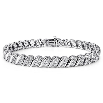 Zircon Cuban Chain Bracelet — Velourè