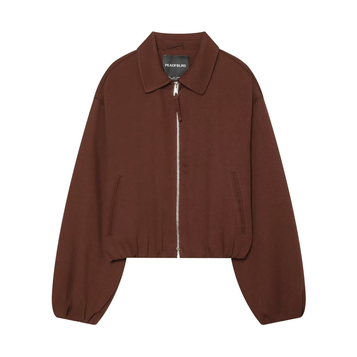 Bubble Hem Lapel Statement Jacket