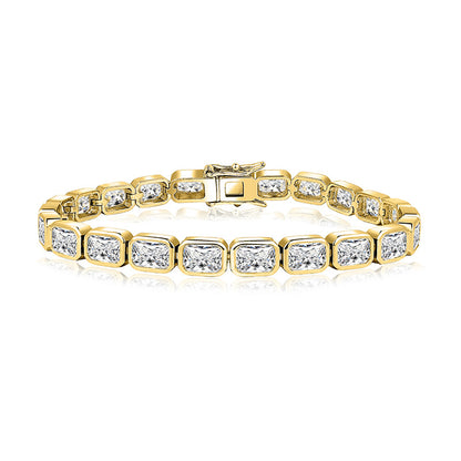 Large Full Zircon Stone Bracelet — Velourè