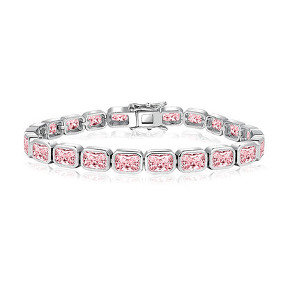 Large Full Zircon Stone Bracelet — Velourè