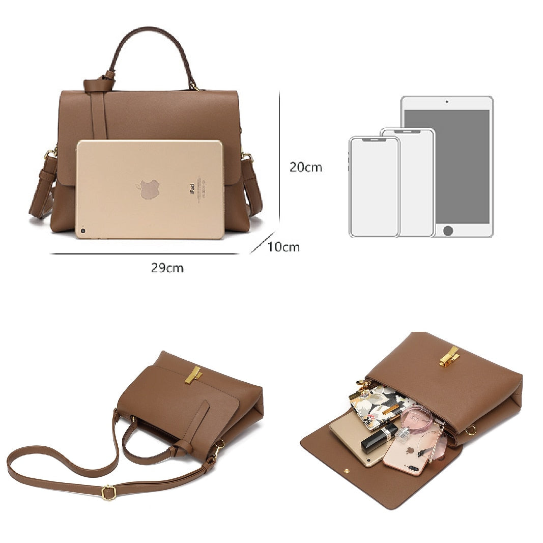 Retro Luxury Large Capacity Shoulder Bag