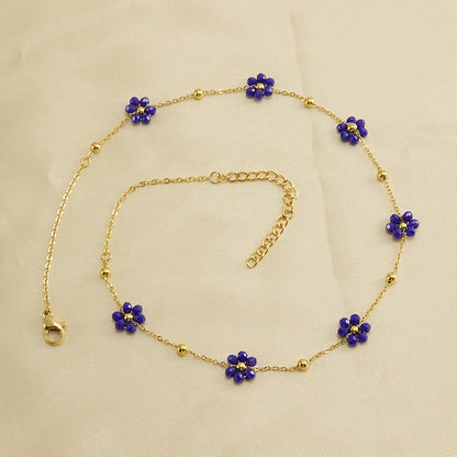 Floral Steel Bracelet — Velourè