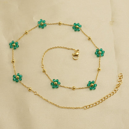 Floral Steel Bracelet — Velourè