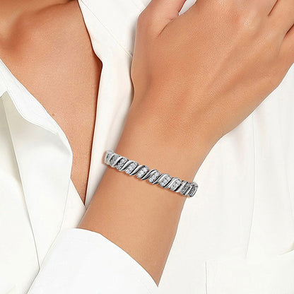 Zircon Cuban Chain Bracelet — Velourè