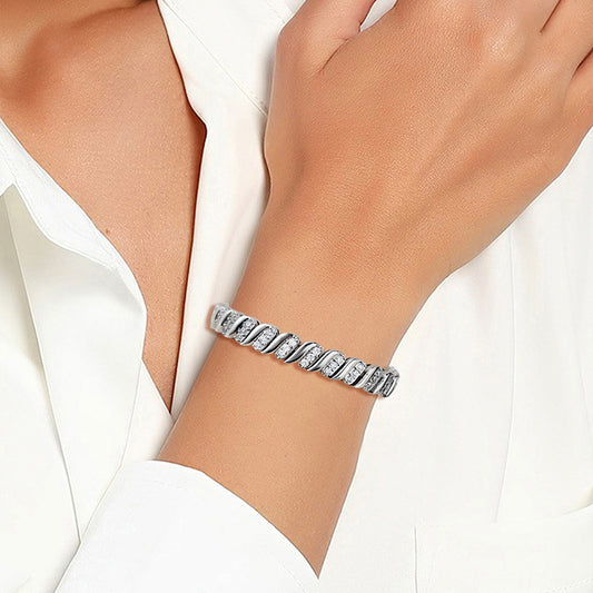 Zircon Cuban Chain Bracelet — Velourè